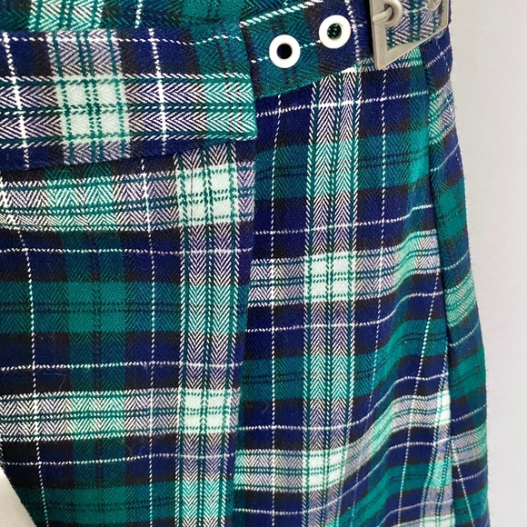 SOLD John Galt Oxford Tee & Plaid Mini Skirt Combo - Picture 5 of 7